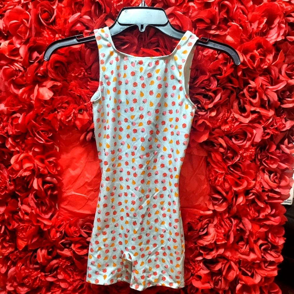 Danskin Girls Unitard Fruits Size Medium